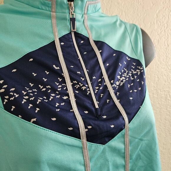 Jamie Sadock Quarter Zip Sleeveless Golf Polo - Picture 3 of 7